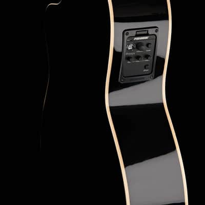 Folk Instruments CE 4/4 Guitar Black with Fishman Pickup image 11