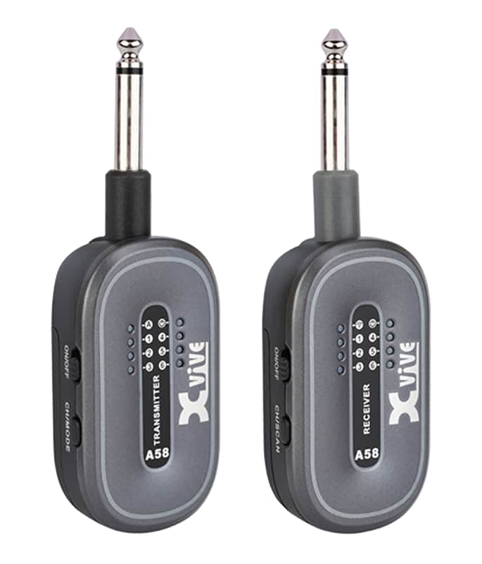 Xvive A58 Comlete Guitar Wireless System - Gray image 1