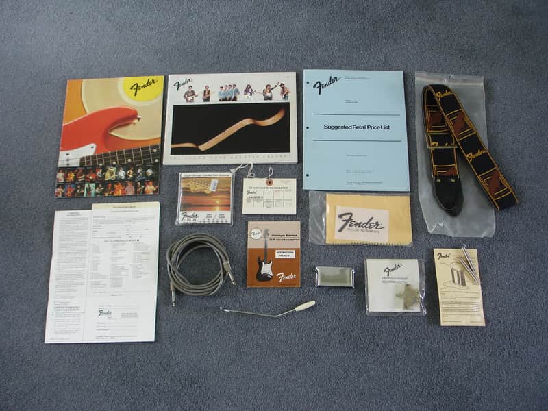 Fender 57 Vintage Stratocaster  Case Candy 1982-1985 image 1