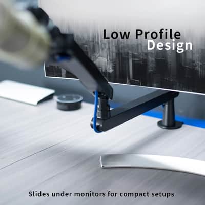 Low Profile Microphone Desk Mount – Adjustable Boom Arm for Podcast, Streaming & Recording image 4