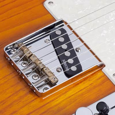 Schecter PT-Standard Aged Cherry Burst Swamp Ash Flat Top Telecaster Tele image 4
