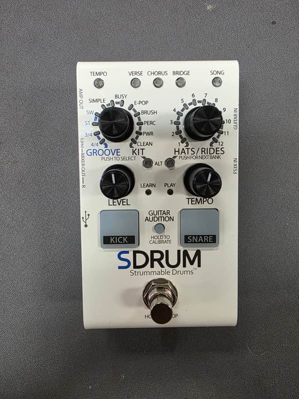 DigiTech SDRUM Strummable Drums 2010s - White image 1