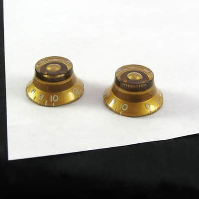 Allparts Bell Knobs Gold (2) PK 0140-032 image 2