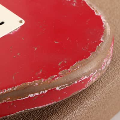 Fender Custom Shop 1962 Roasted Stratocaster Ultimate Relic Torino Red Masterbuilt Greg Fessler image 14