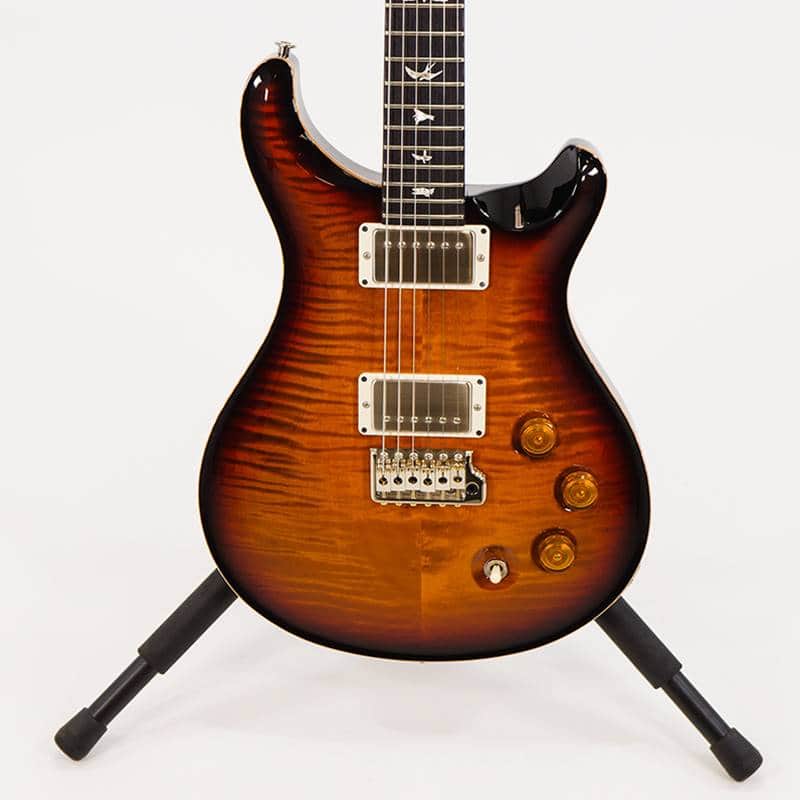 PRS DGT Flame Maple Select Top - David Grissom Signature Amber Tri Burst and Bird Inlays w/ Case image 1