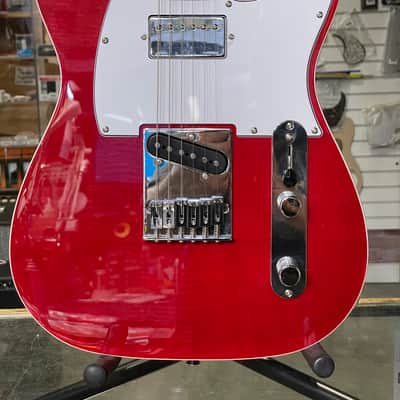 Squier Affinity Telecaster FMT SH 2024 - Crimson Red Transparent imagen 2