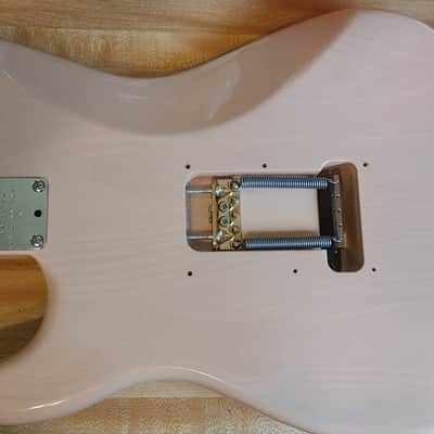 2024 FENDER AMERICAN PRO II THINLINE - SHELL PINK - MODS+CASE+ ALL OG PARTS image 13