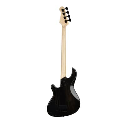 Lakland Skyline 44-OS Offset Bass Guitar, Trans Black with Rosewood Fingerboard, Gator GFW-GTR-SEAT and Stand, ErnieBall 1/4 Cable Bundle image 2
