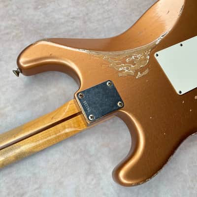 Fender Custom Shop 1956 Stratocaster Relic 2008 - Copper Metallic image 15