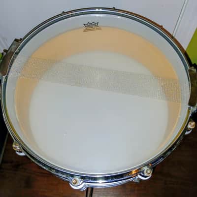1990s Pearl Free Floating Floater Snare Drum All Maple SKB Case 14 x 5 image 6