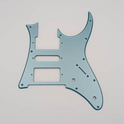 metallic ice blue acrylic pickguard for IBANEZ rg350dx guitar image 4