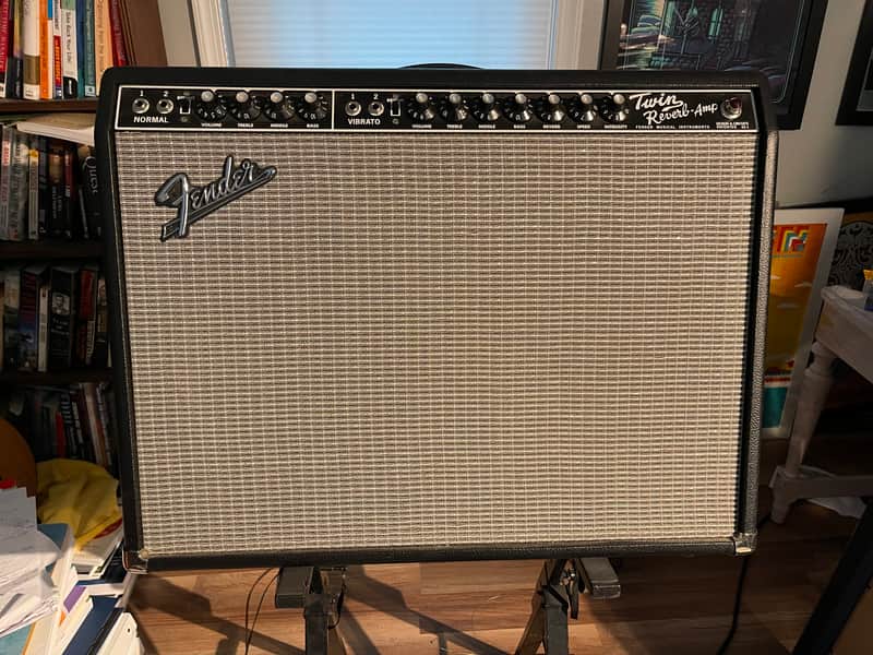 Fender Twin Amp 2010 Black Tolex image 1