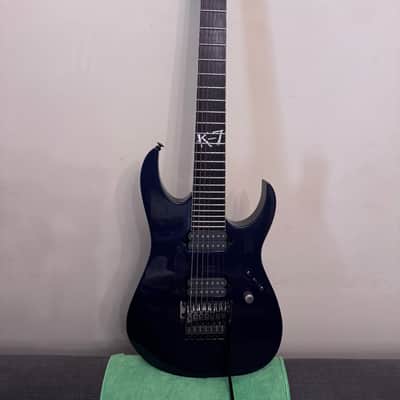 Ibanez K7-FB (J-Craft) Korn Signature 2001 - 2006 - Fire Spark Blue image 3