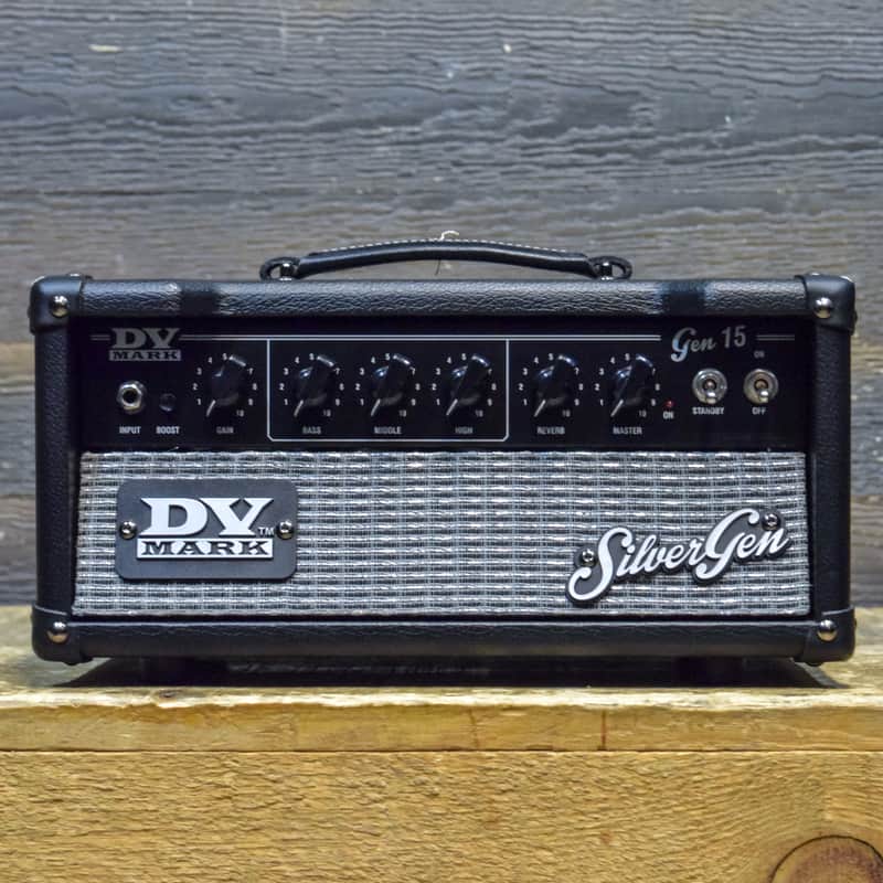DV Mark DV Gen 15 Silver Generation 15-Watt Tube Guitar Amplifier Head #J9000074 image 1