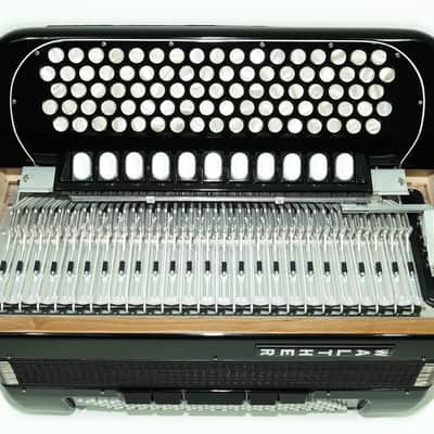 Walther 120 Bass 5 Row Button Accordion C Griff, German Concert Bayan, Straps and Hard Case, Perfect Professional Accordian for Adults, 2501 image 15