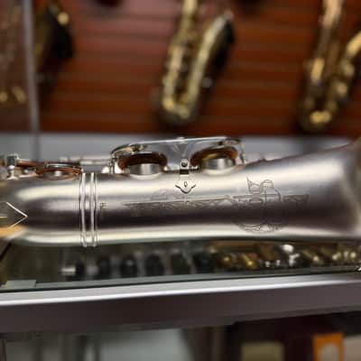 Cannonball Hotspur T5 Silver Black Big Bell Stone Series Tenor Saxophone image 12