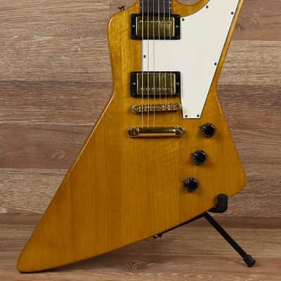 Gibson 1983 '58 Reissue Korina Explorer, Inked Serial Number, Natural image 1