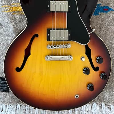 2015 Gibson Memphis ES-335 Block Sunset Burst W/ Figured Back & COA image 3