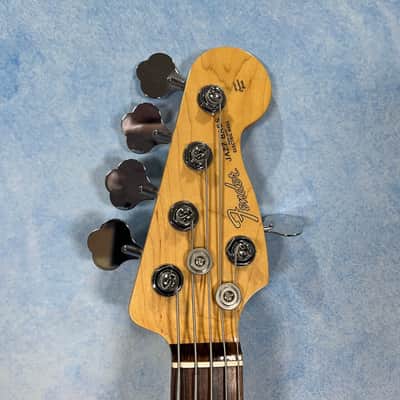 Fender MIJ Hybrid '60s Jazz Bass V 2020 Charcoal Frost Metallic image 3