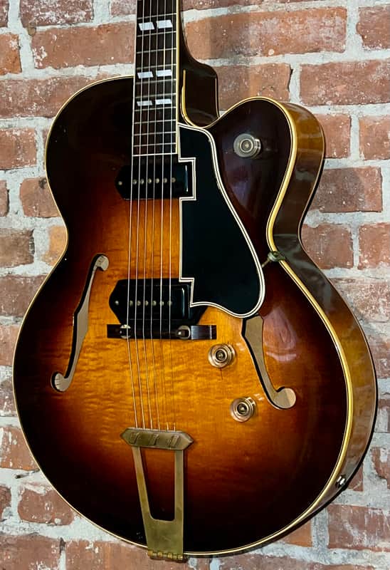 Great 1952 Gibson ES-350 Premier P-90 Archtop Jazz Guitar Sunburst, OHSC image 1
