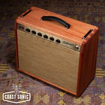 Mint Milkman Sound Custom 20w Creamer "Mahogany & gold" w/ Jupiter Alnico Speaker image 3