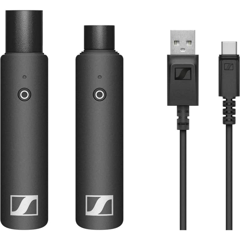 Sennheiser XSW-D XLR Base Set (Digital Band; 2.4 GHz) Digital Wireless System with XLR Transmitter and Receiver - Black image 1
