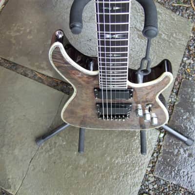 Michael Kelly Vex Deluxe 2000's Brown/Black Quilt Seymour Duncan Pickups image 6