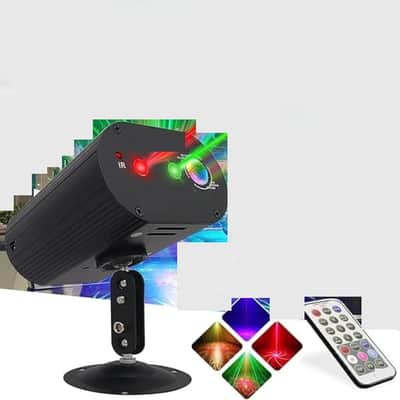 Party Lights,LED Disco Strobe Light,RGB Sound Activated with Remote Control Stage Lights,DJ Light Various Patterns Projector Effect for Bar Club Birthday Parties Christmas Holiday Decorations image 1