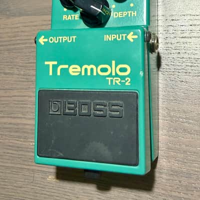 Keeley modded Boss TR-2 Tremolo with Mod 2010s - Green image 1