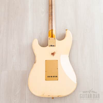 2023 Fender Custom Shop Limited Edition ‘55 Bone Tone Stratocaster Relic Aged Honey Blonde, Mary Kaye w/ Case, CoA image 3