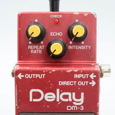 Boss DM-3 Delay 1984 Made in Japan ACA Vintage Guitar Effect Pedal 499400 image 3