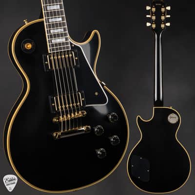 Gibson Custom Shop 1957 Les Paul Custom VOS Ebony 9.10 #751830 image 1