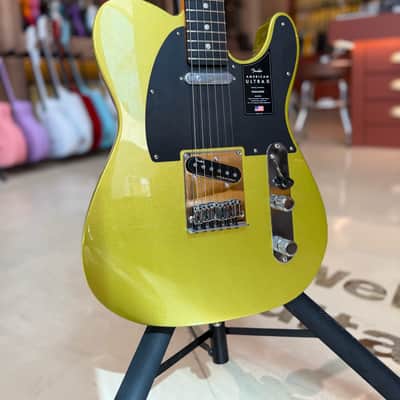 Fender American Ultra II Telecaster with Ebony Fretboard 2024 - Present - Solar Flare image 3