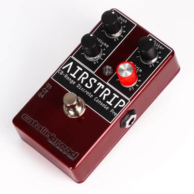New Catalinbread Airstrip CB-Range Discrete Console Preamp Guitar Pedal Red image 5