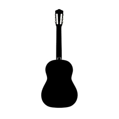 Stagg 4/4 Classical Guitar with Linden Top - Elegant Black Finish for Beginners image 4