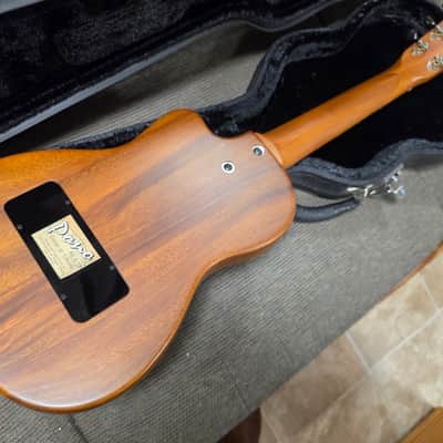 Pono BE-6 Acacia Electric Guilele Guitarlele 6 String Baritone Ukulele With Ko’olau Hardshell Case image 13