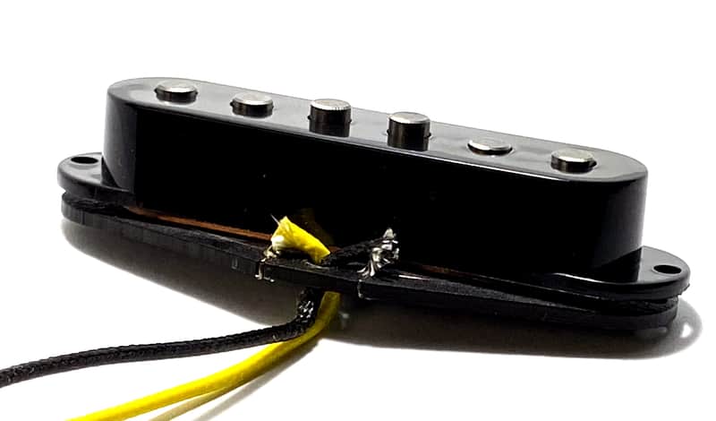 Dragonfire True Texas Strat AlNiCo 5 Single Coil Middle Position Dedicated Pickup, Black Cover image 1