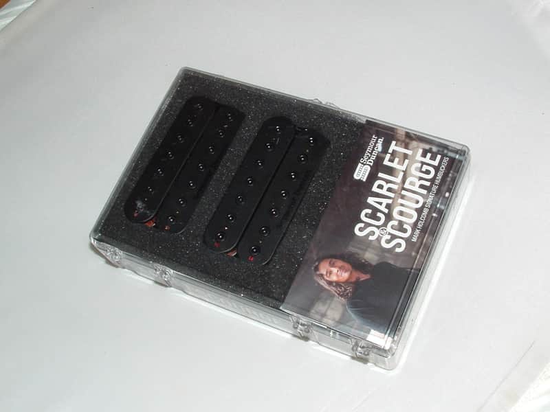 Seymour Duncan Mark Holcomb Signature Scarlet and Scourge 7 String Set (Black) New with Warranty image 1