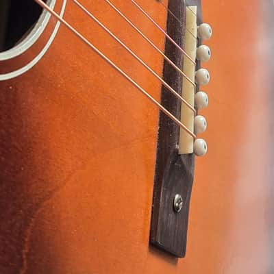 Harmony Barclay 1143 1970 - X-Brace, Neck Rest, Journey Piezo Pickup image 14