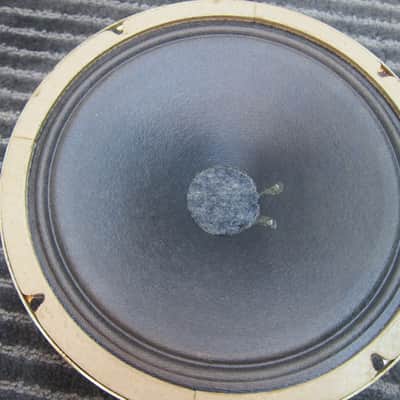 Vintage Utah PA8J 8" Guitar Speaker, Horseshoe Alnico Magnet All Paper Cone, 8 Ohms, 1960s, USA, Ex Sound 1960s - Gold image 3