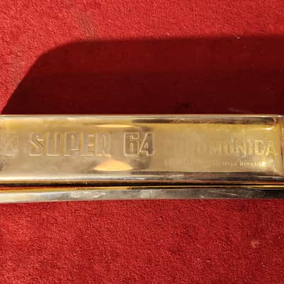 Non-Functioning Hohner Super 64 Chromatic Harmonica image 1