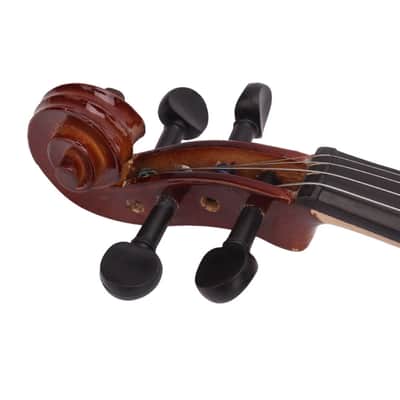 4/4 Full Size Beginner Violin Set – Natural Acoustic Violin with Case, Bow, Rosin & Bridge – Adult Starter Kit, Handmade Basswood Body image 4