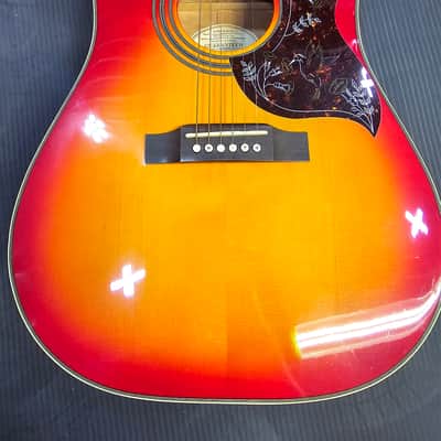 Epiphone Hummingbird 2010 - Cherry Sunburst image 2