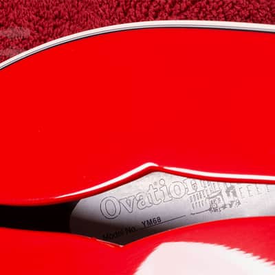 Ovation USA Yngwie Malmsteen Viper 2016 Corsa Red YM68-RC (New Old Stock) image 8