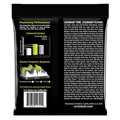 Ernie Ball #2721 Regular Slinky Cobalt Electric Guitar Strings Gauges 10-46 image 2
