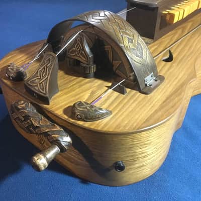 Hurdy-Gurdy Model New -  4 string - Ukrainian Lira - Hurdy Gurdy Scale 480 mm image 2