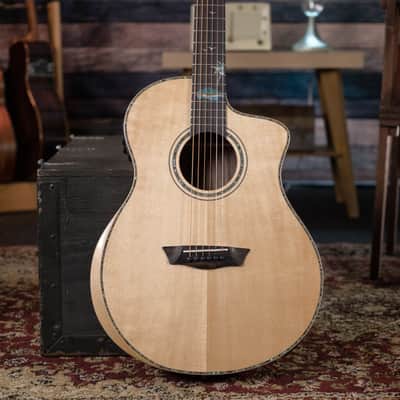 Washburn BTSC56SCE Bella Tono Series Allure SC56S Mahogany Neck 6-String Acoustic Electric Guitar image 9