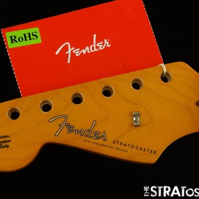 LEFTY Fender AV II American Vintage 1957 Strat NECK Stratocaster USA MN Maple image 1