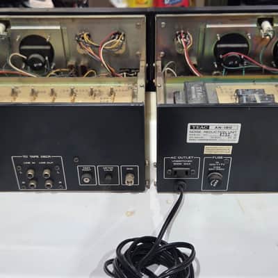 TEAC AN-180 1970s - Silver and Black image 3