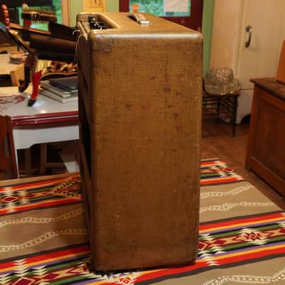 1957 Fender Bassman 5E6 40w 4x10" Tube Amp Combo (VIDEO! Bill Carruth Work, Ready to Go) image 21